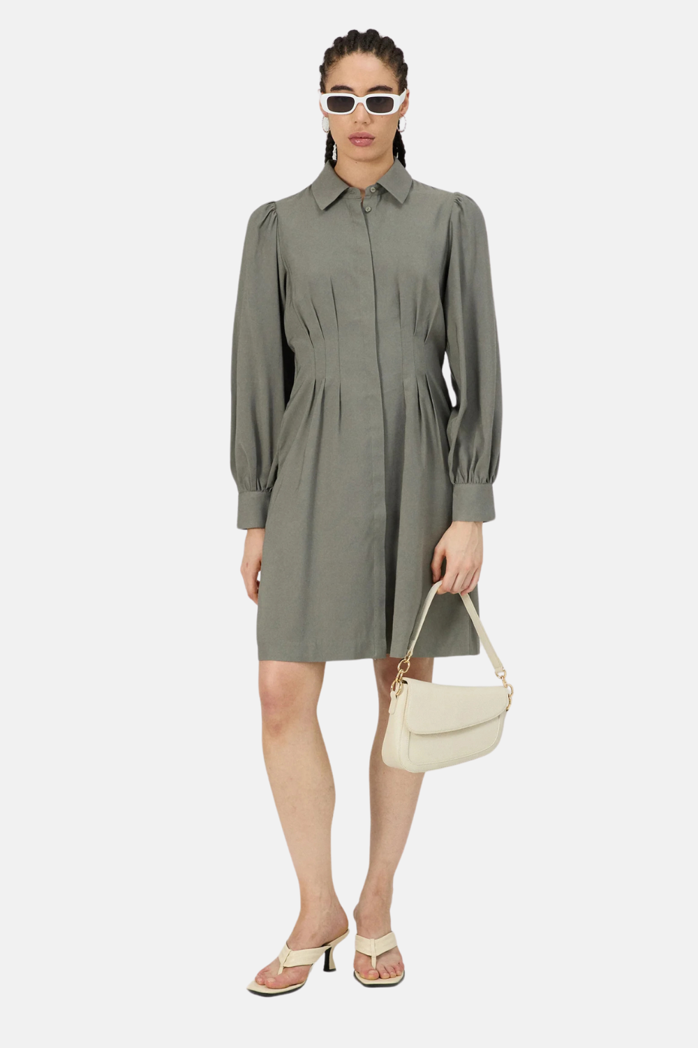 MSCH Asana Dress | Mulled Basil