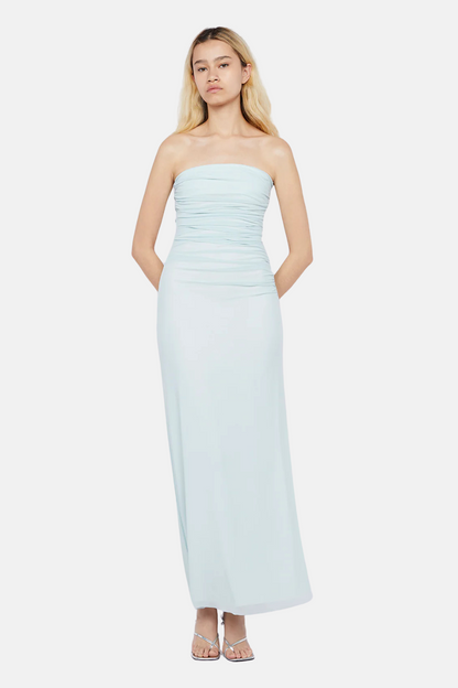 Alara Strapless Dress | Ocean Mist