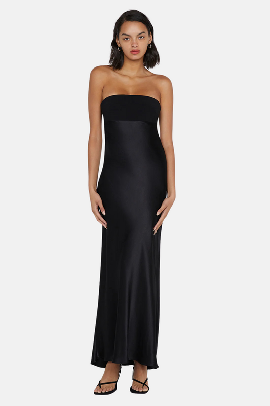 Zari Strapless Dress | Black