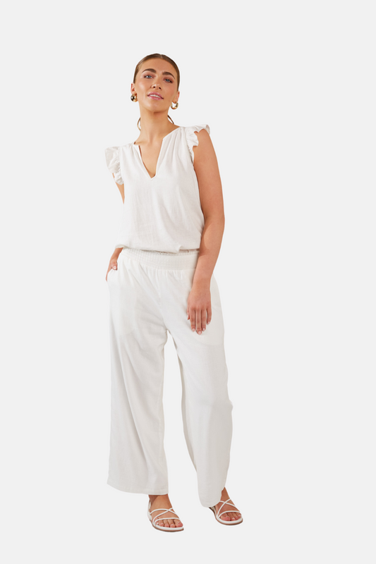 Sardinia Pant | Bianco