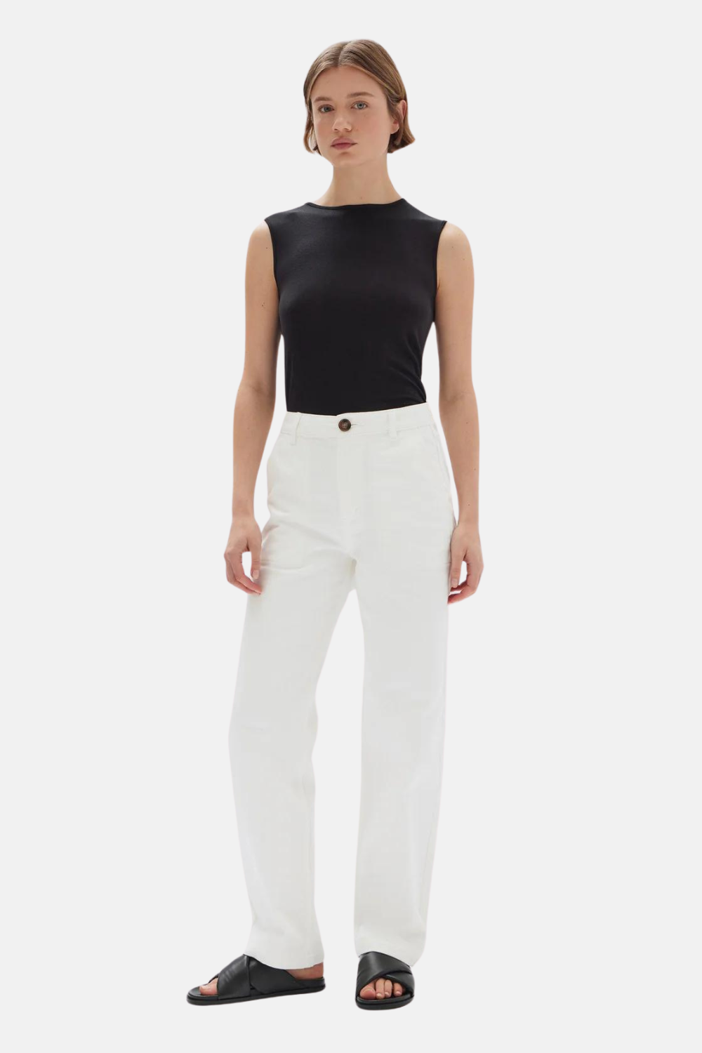 Eleanor Pant | Vintage White