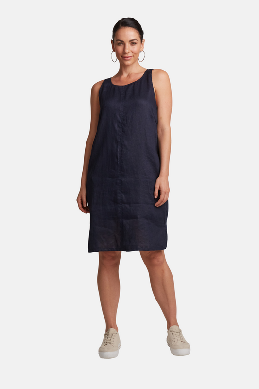 Studio Midi Dress | Navy