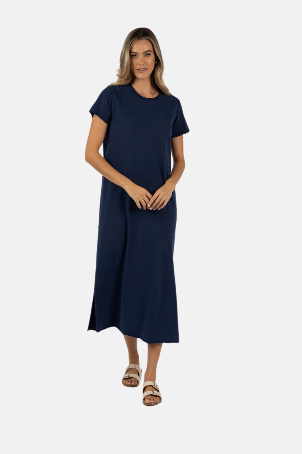 Basic Tee Dress | Navy