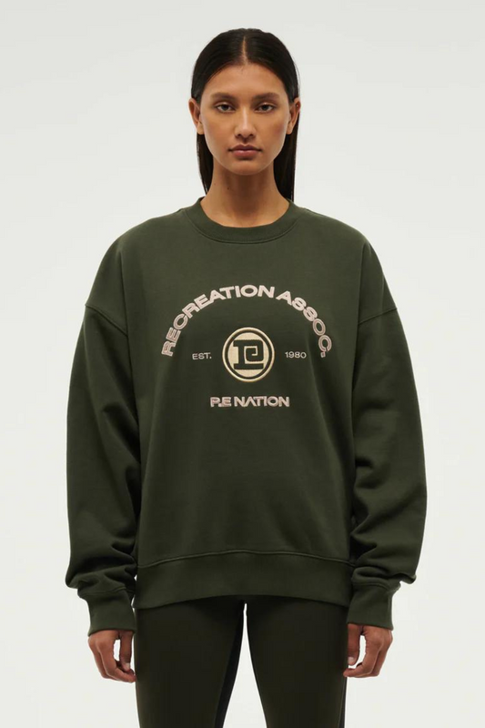 Throwback Sweat | Forest Green
