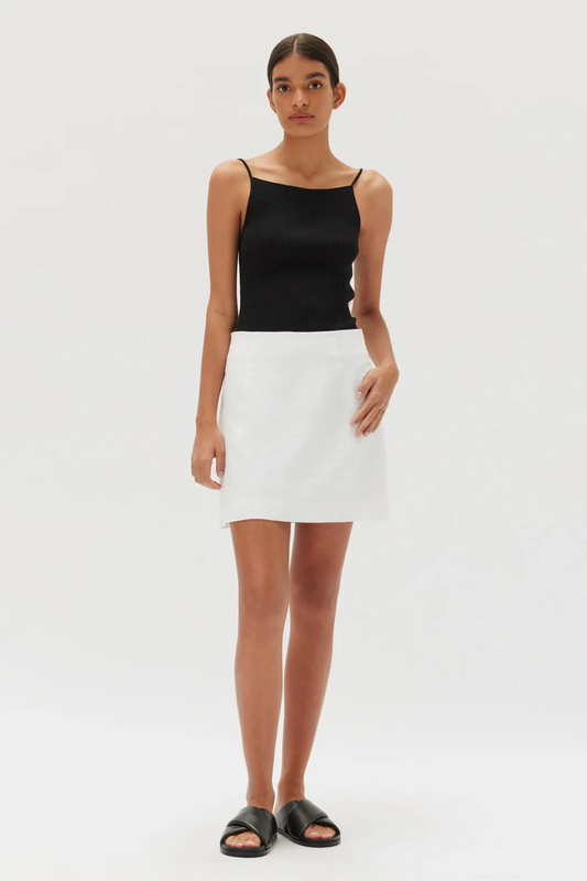 Darcy Skirt | White