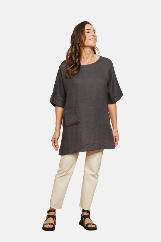 Halcyon Relaxed Top | Oyster