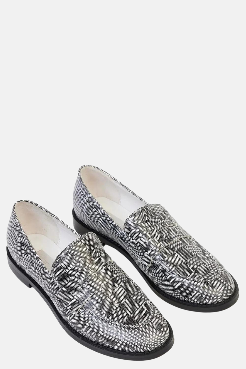 Molly Loafer | Monochrome Check Calf