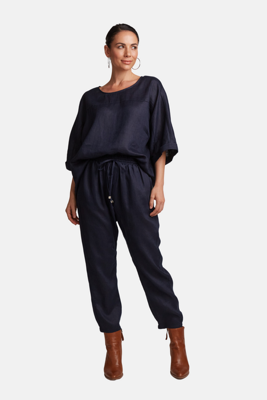 Studio Relaxed Pant | Navy