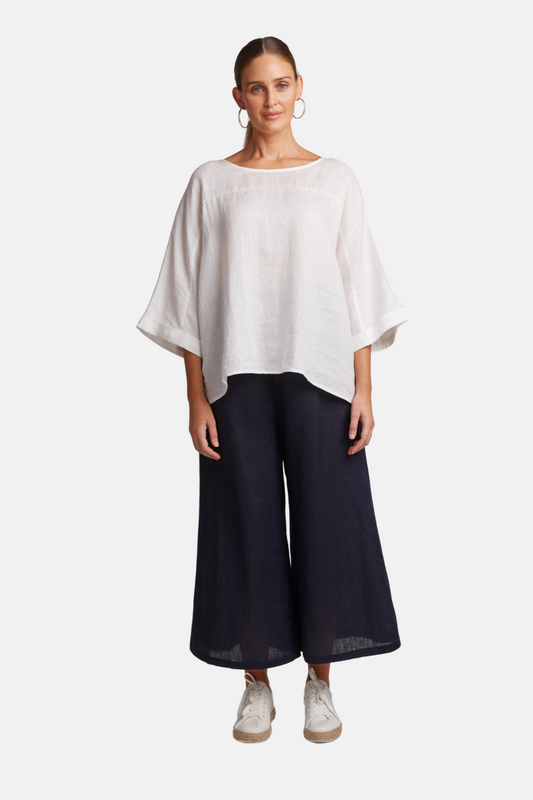 Studio Relaxed Top| Salt