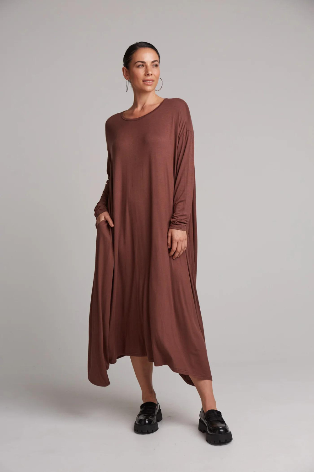 Studio Jersey Dress | Mocha