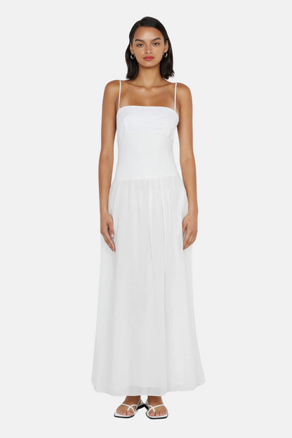 Lina Maxi Dress | White