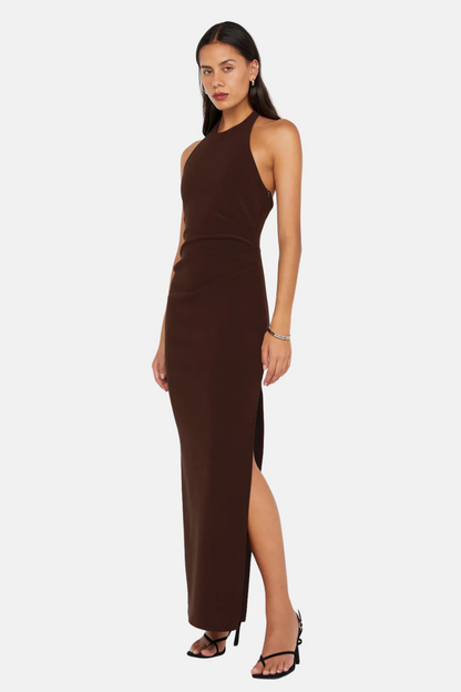 Asta Maxi Dress | Dark Chocolate