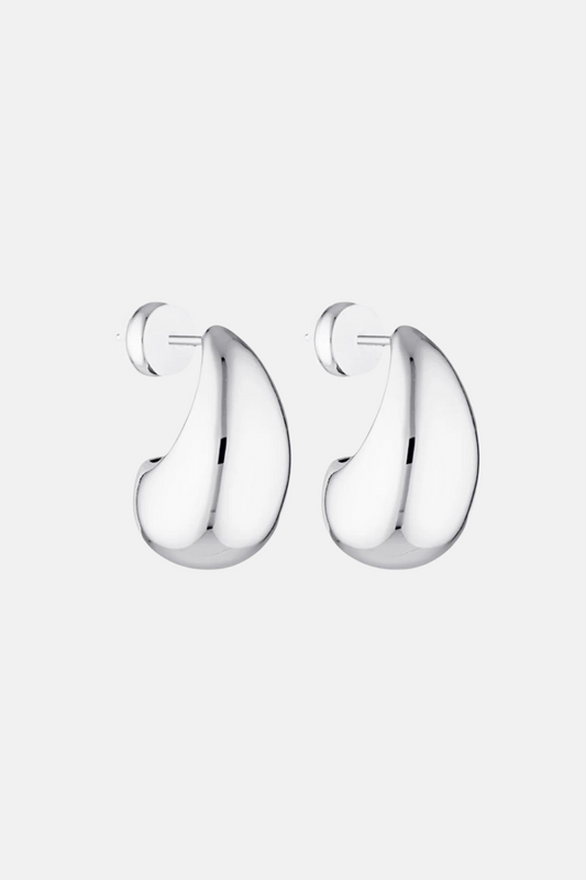 Baby Blob Earrings | Silver