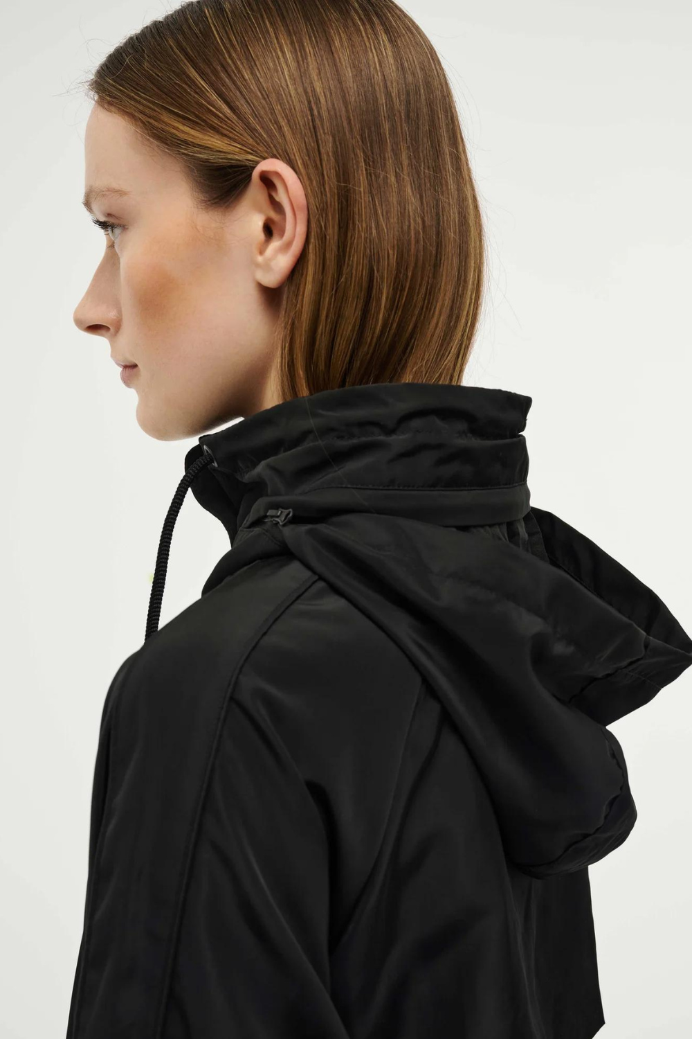 Mid Length Man Down Jacket| Black