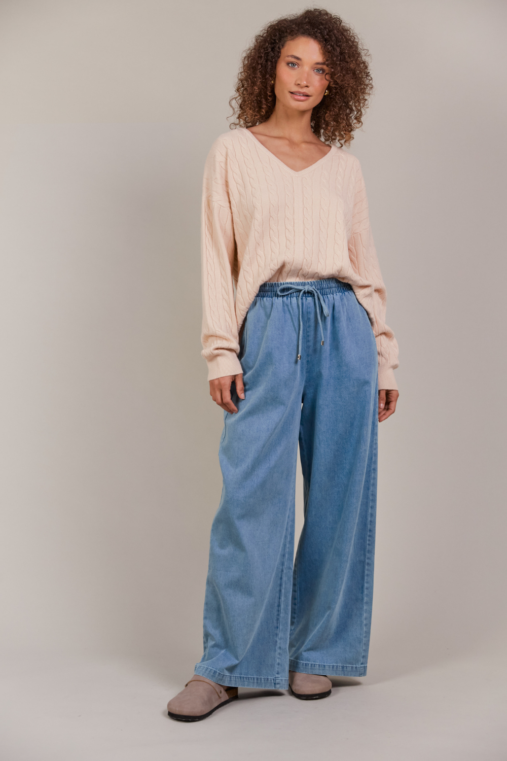 Pepi Wide Denim Pant