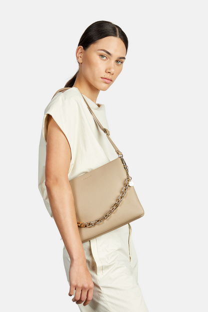 Matilda Crossbody | Tea + Chunky Chain