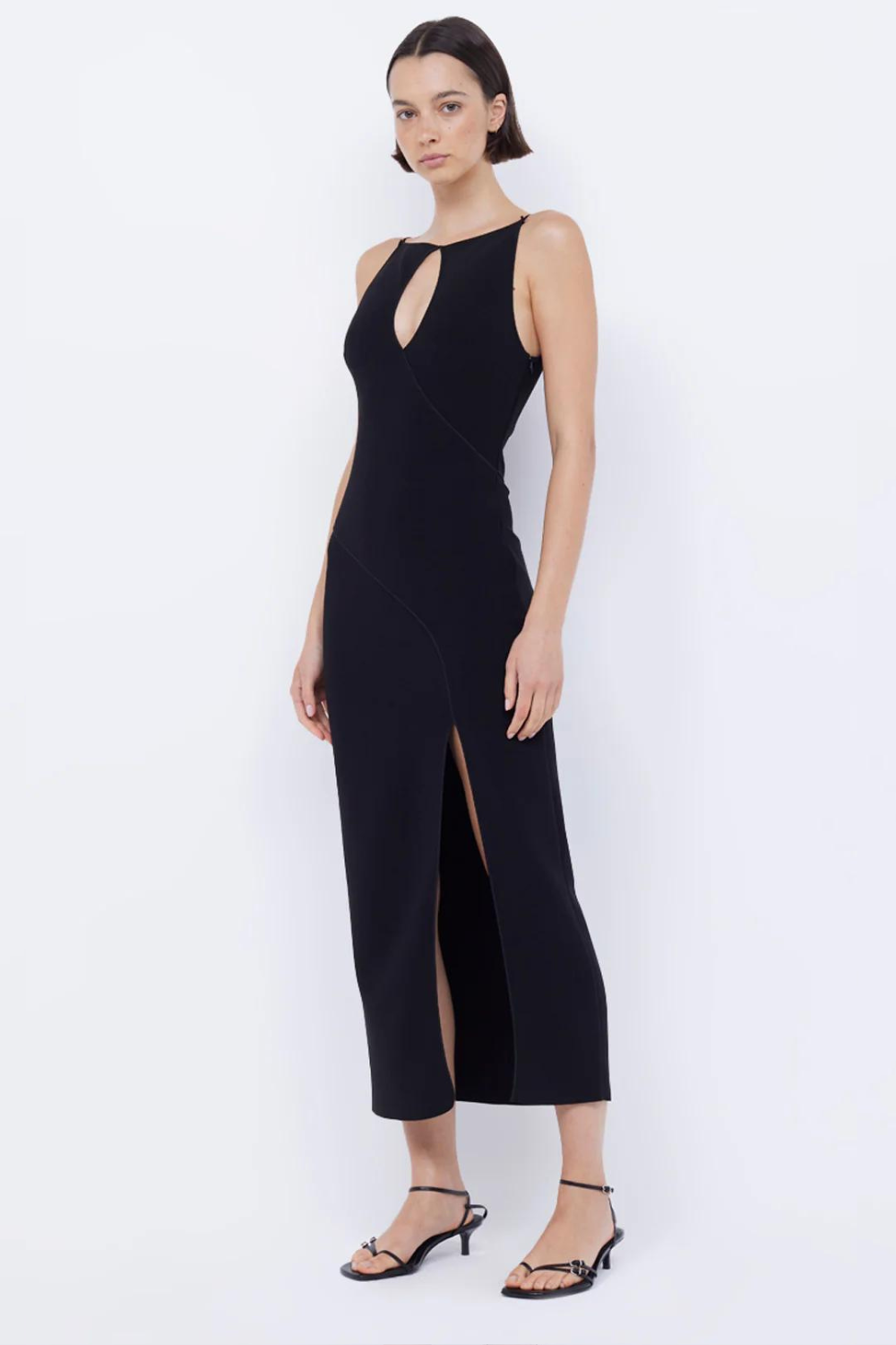 Marielle Split Dress | Black