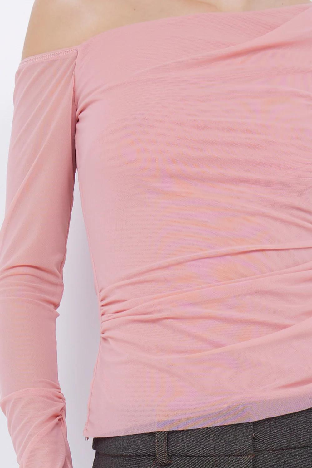 Liv Long Sleeve Top | Pink Sherbet