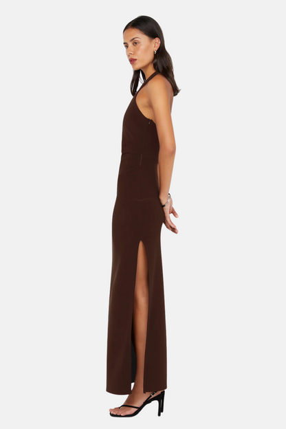 Asta Maxi Dress | Dark Chocolate