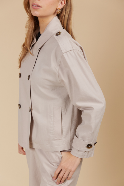 Freya Crop Trench | Canvas