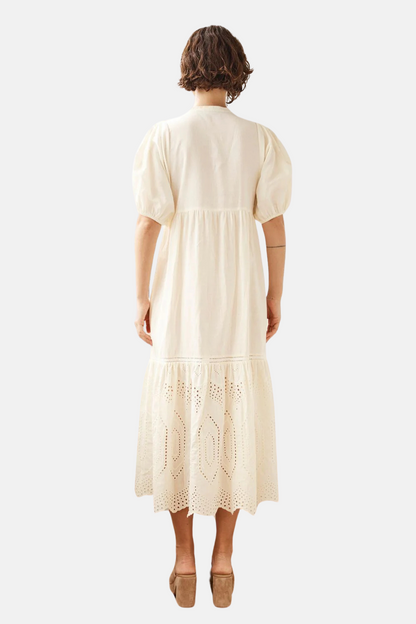 Helm Dress | Cream Broderie