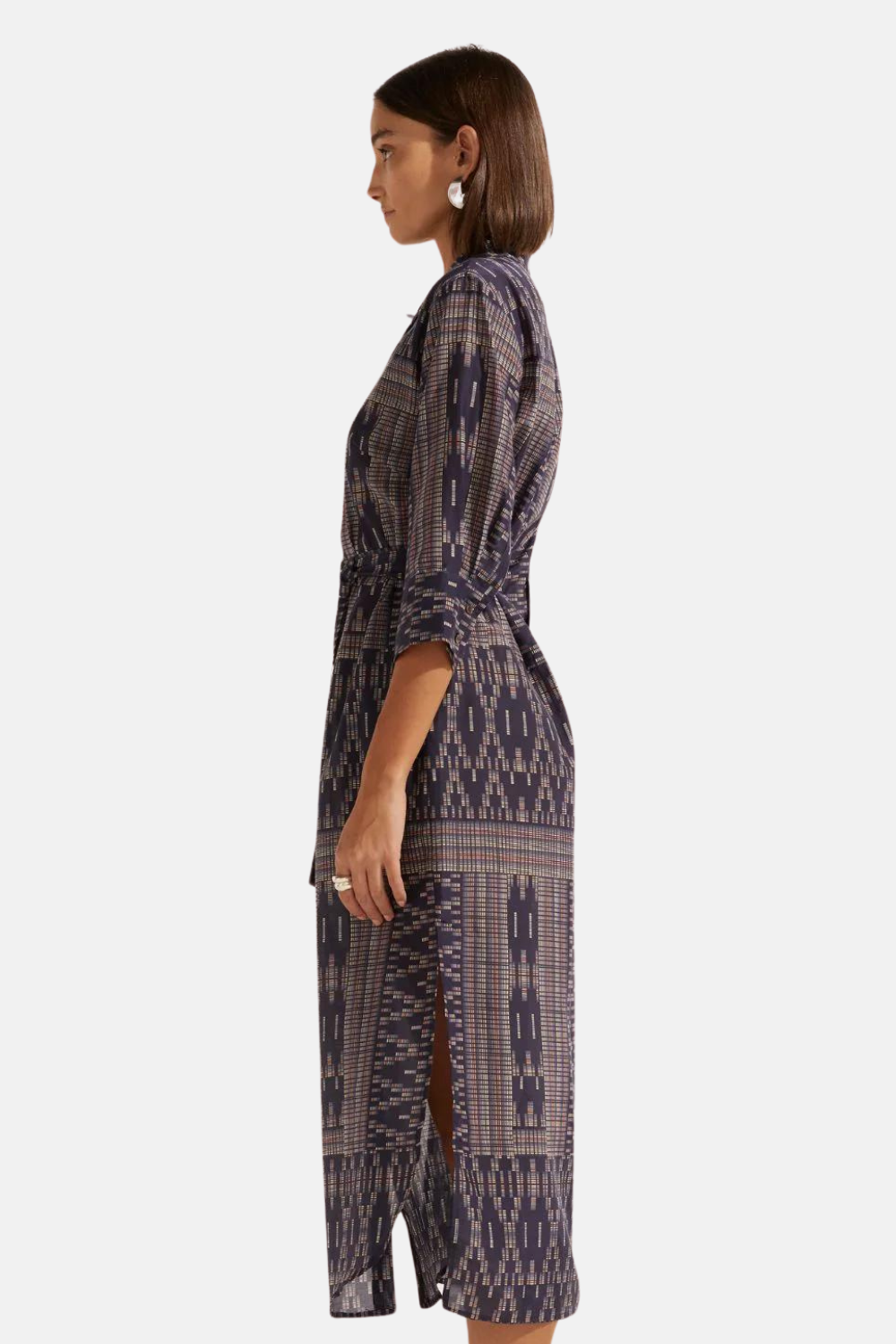 Pinpoint Dress | Midnight Aztec