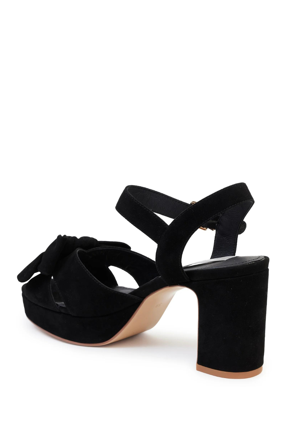 Zsa Zsa Heel | Black Suede Leather