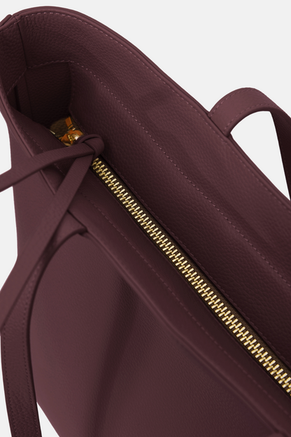 Tilbury Shoulder Bag | Merlot + Bronze