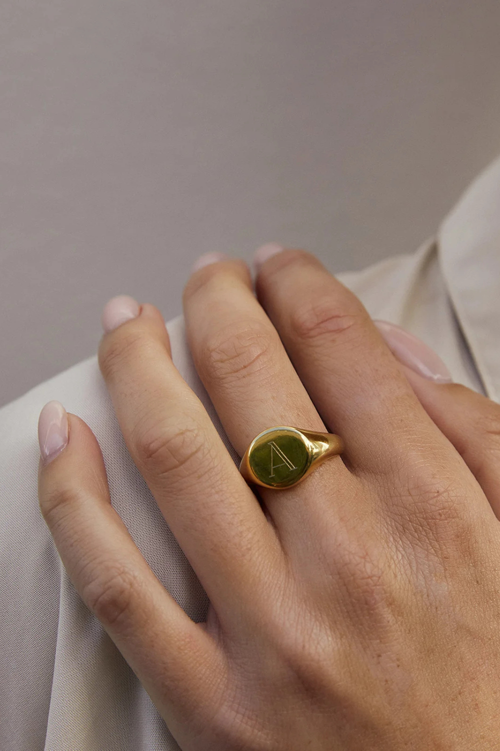 Miro Gold Signet Ring