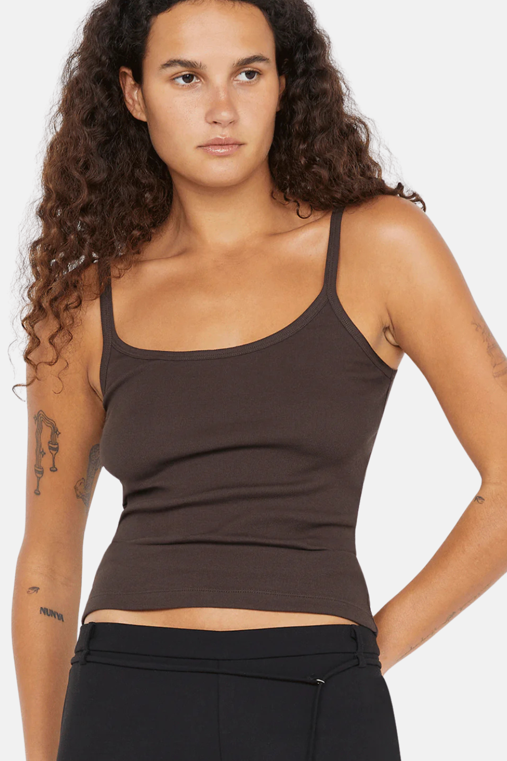 Kody Rib Tank | Dark Chocolate