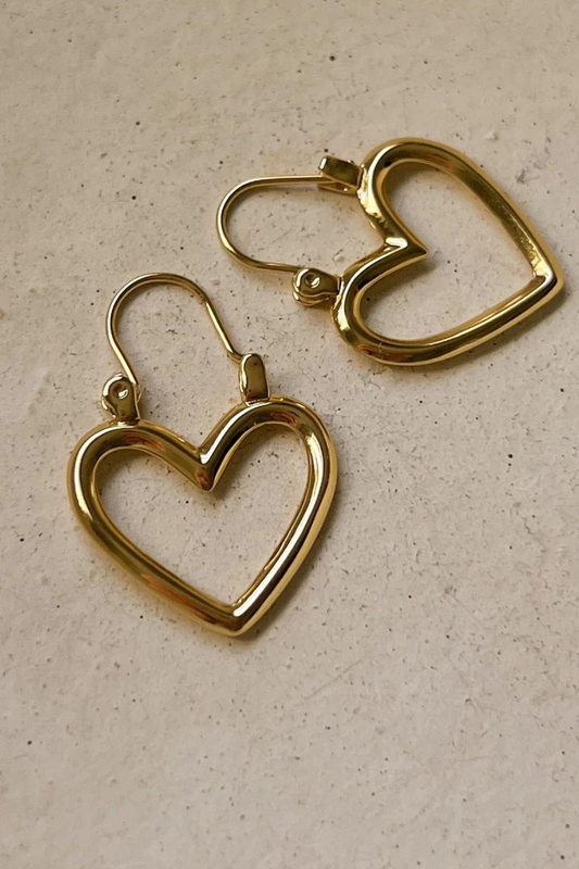 Mini Heartbreaker Hoops | Gold