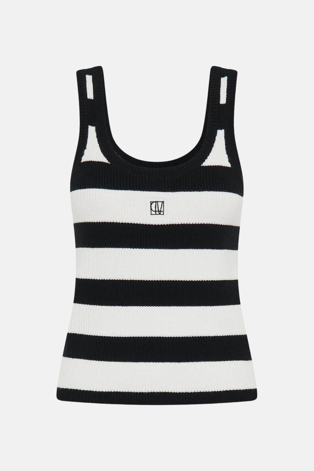 Umi Knit Tank | Black/White