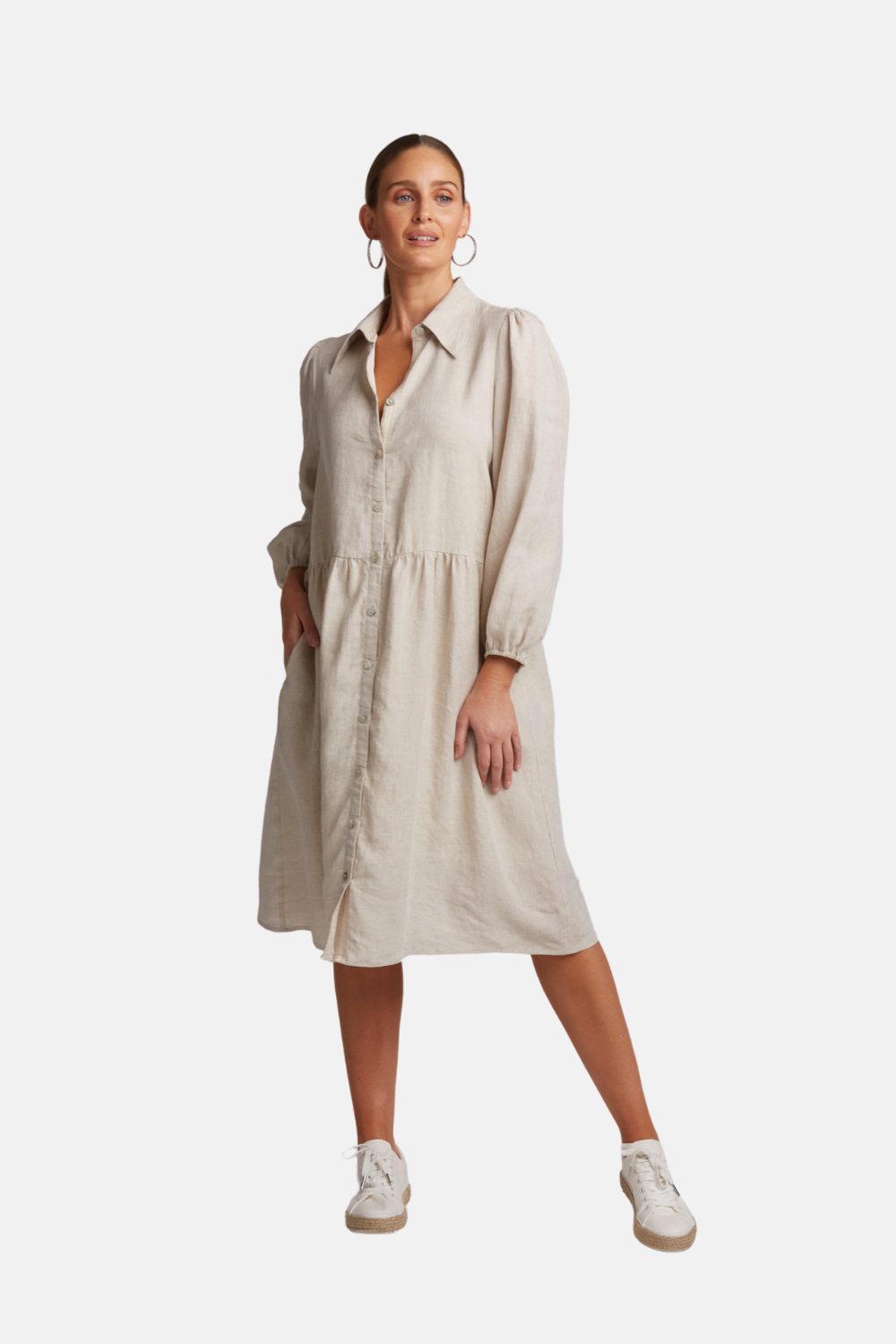 Studio Midi Shirt Dress | Tusk