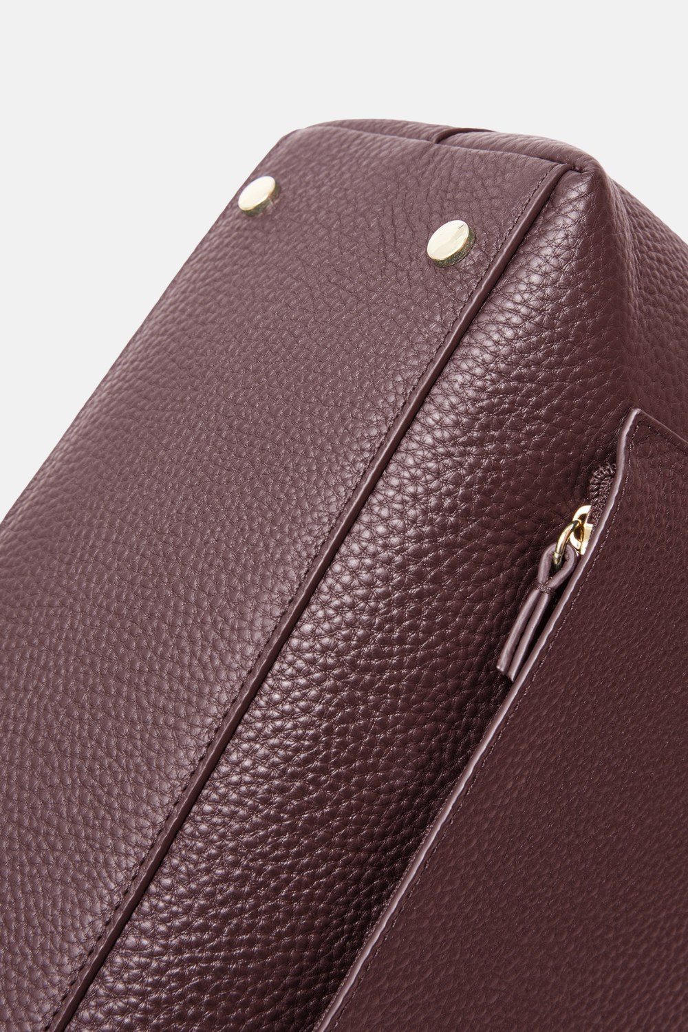 Tilbury Shoulder Bag | Merlot + Bronze