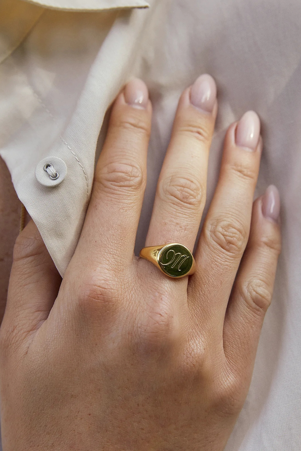 Miro Gold Signet Ring