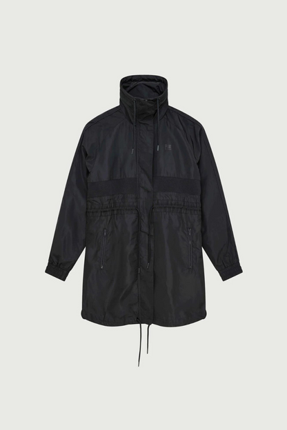 Mid Length Man Down Jacket| Black