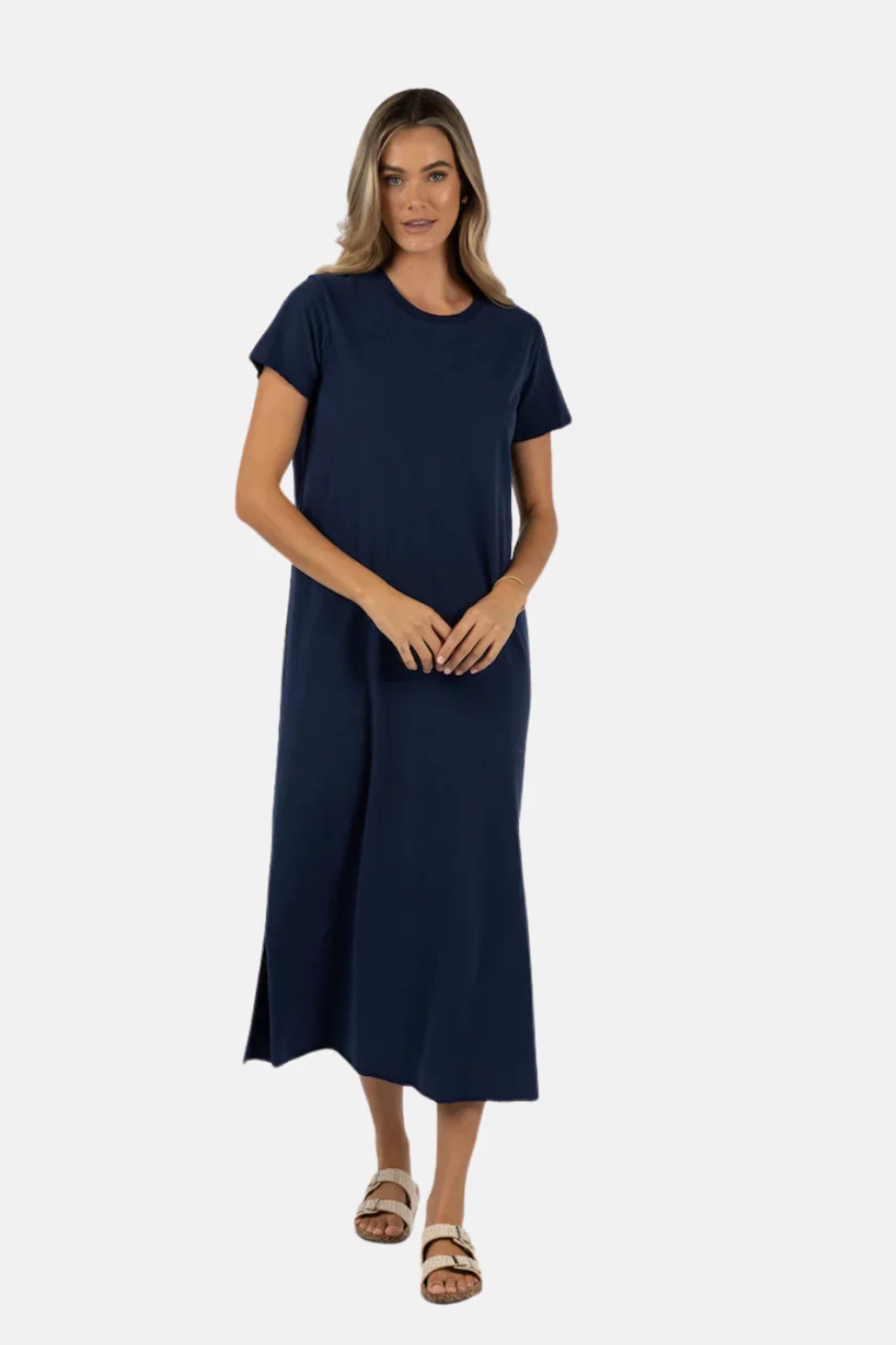 Basic Tee Dress | Navy